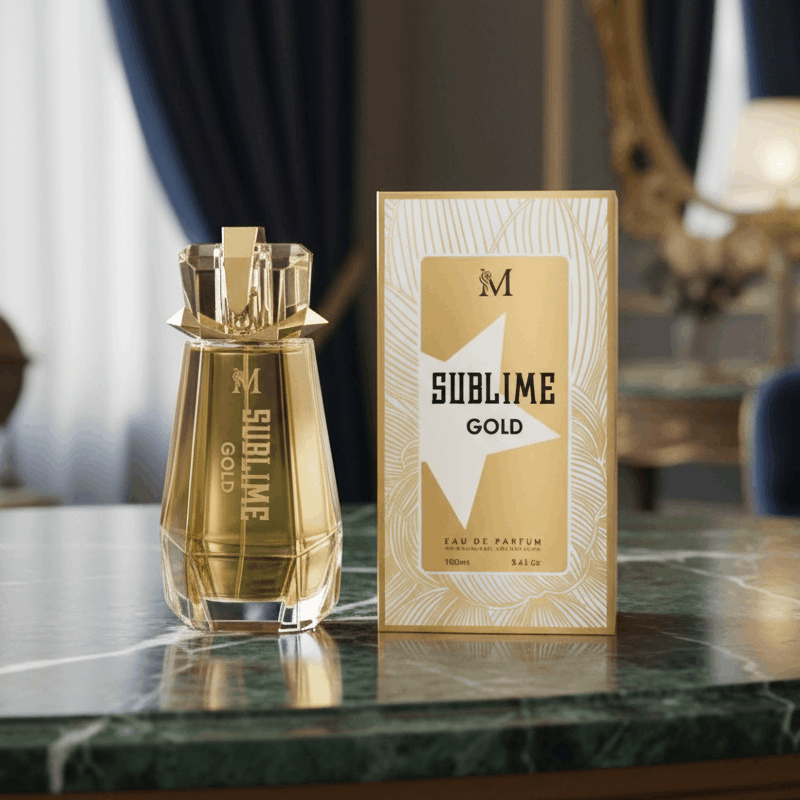Eau De Parfum Sublime Gold Pour Femme 100ML | Ideal Para Citas Y Eventos | Fragancia Floral Amaderada