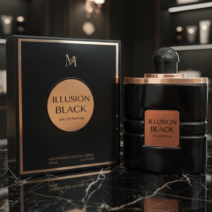 Eau De Parfum Illusion Black Pour Femme 100ML - Ideal Para Noches Especiales