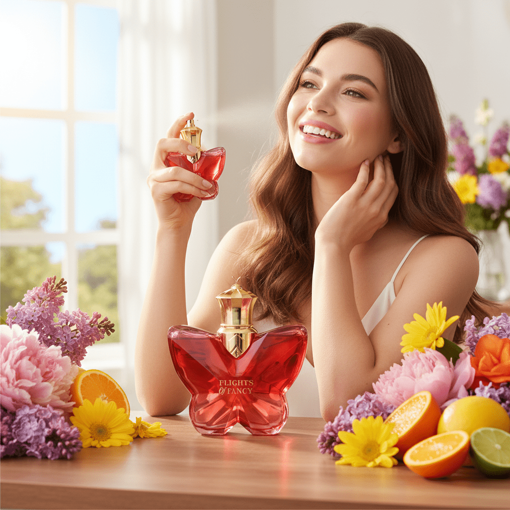 Eau De Parfum Flight Of Fancy Scarlet Cherry 100ml - Aroma Floral Frutal Para El Día