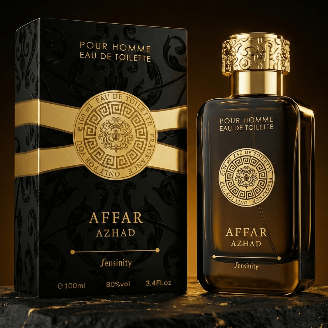 Perfume masculino Affar Azhad pour Homme 100ml eau de toilette – Fragancia intensa y duradera con notas orientales amaderadas, ideal para hombres elegantes y seguros