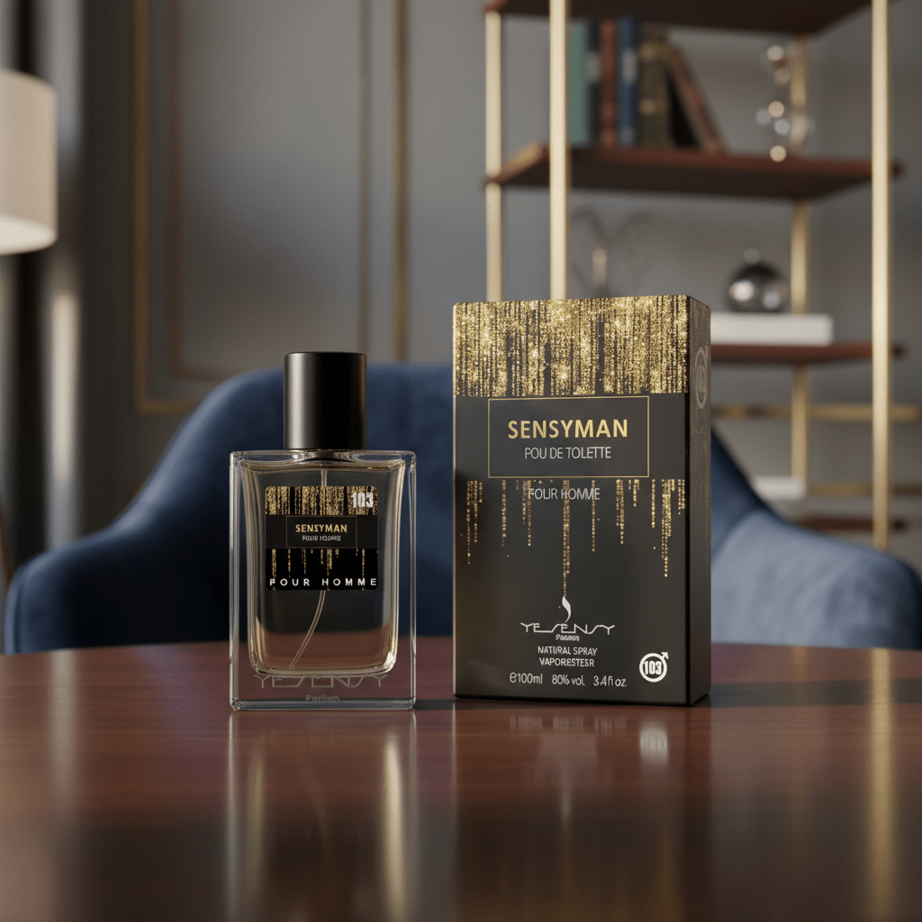 Eau De Toilette Sensyman Pour Homme 100ML - Perfume Amaderado Aromático Para Uso Diario