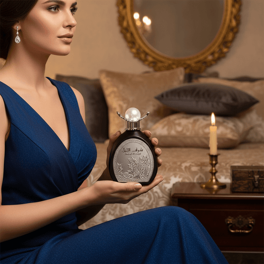 Eau De Parfum Sharaf Al Layl 100ML - Fragancia Amaderada Oriental Para Noches Especiales
