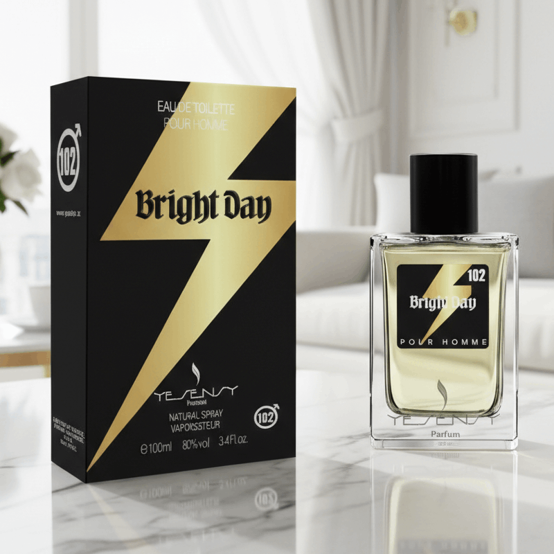 Eau De Parfum Bright Day Pour Homme 100ML - Fragancia Citrica Refrescante Para El Día