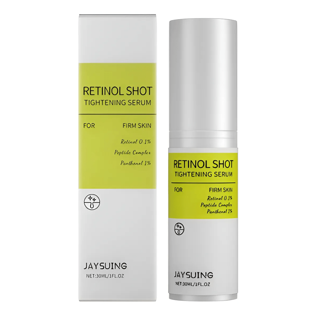 Sérum Facial Tensor con Retinol 0.1%, Péptidos y Pantenol 1% – Antiedad, Reafirmante, Reduce Arrugas y Mejora la Textura de la Piel – 30ml