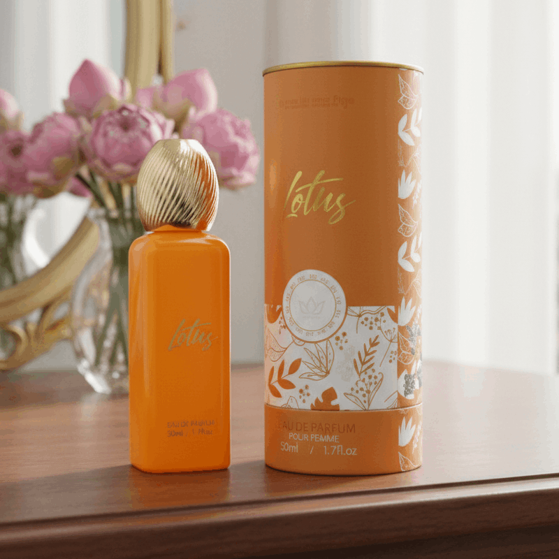 Eau De Parfum Lotus Pour Femme 50ML - Fragancia Floral Frutal Para Citas Y Eventos