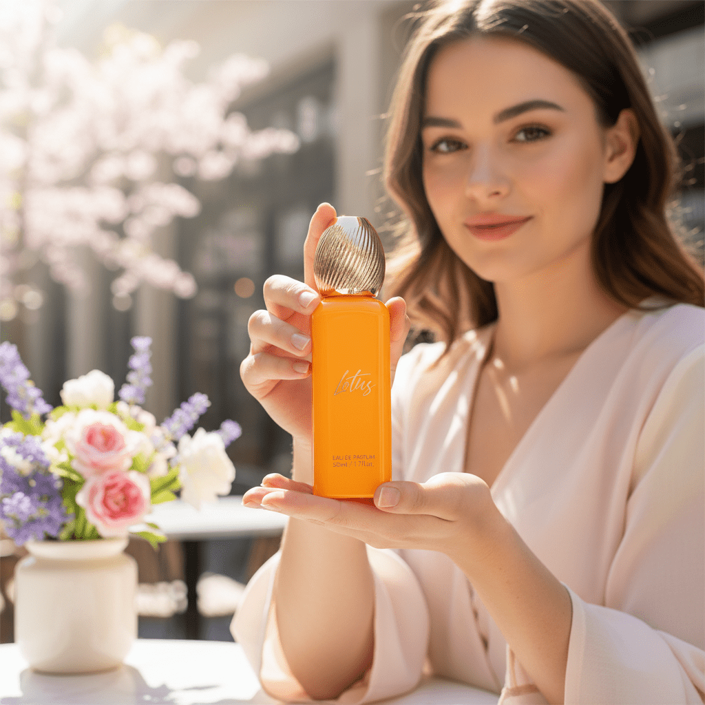 Eau De Parfum Lotus Pour Femme 50ML - Fragancia Floral Frutal Para Citas Y Eventos
