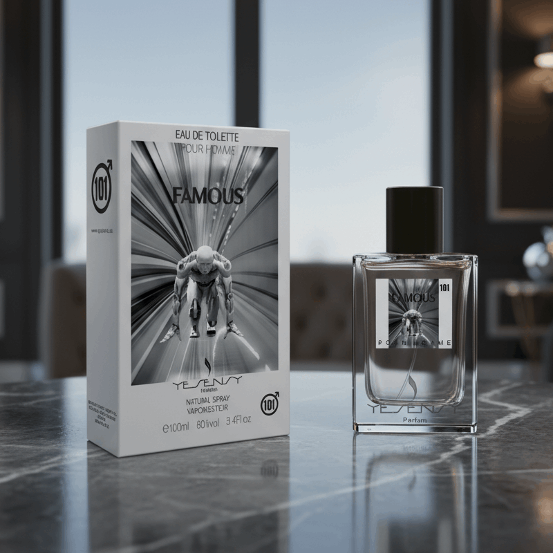 Eau De Parfum Famous Pour Homme 100ML - Fragancia Amaderada Para Noches Especiales