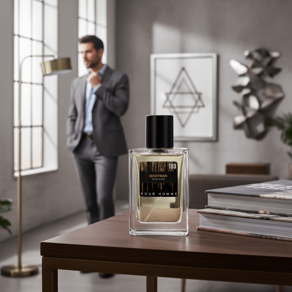 Eau De Toilette Sensyman Pour Homme 100ML - Perfume Amaderado Aromático Para Uso Diario