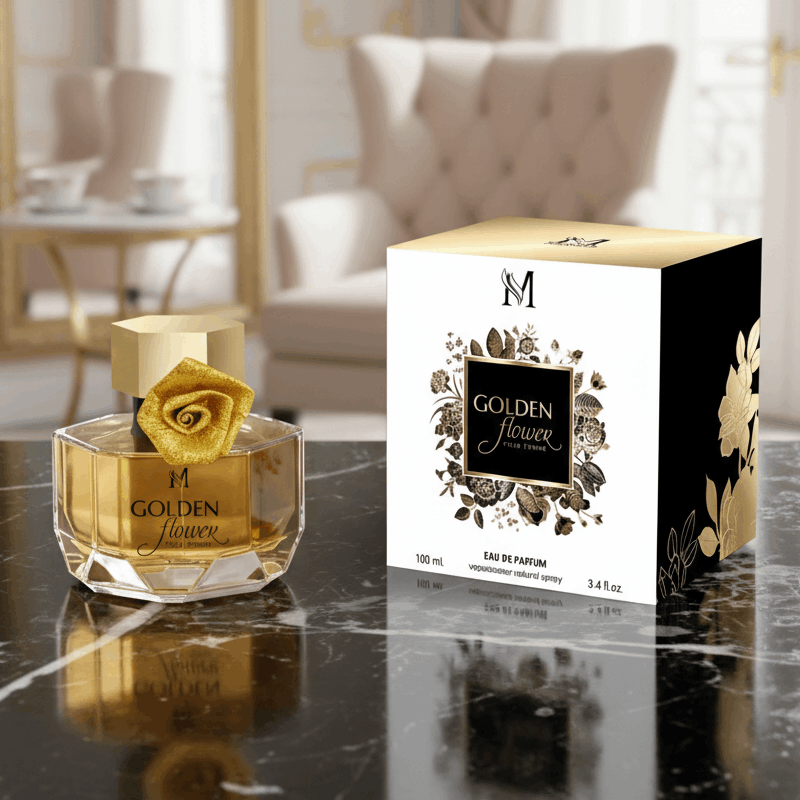 Eau De Parfum Golden Flower 100ML - Elegancia Para Eventos Y Citas