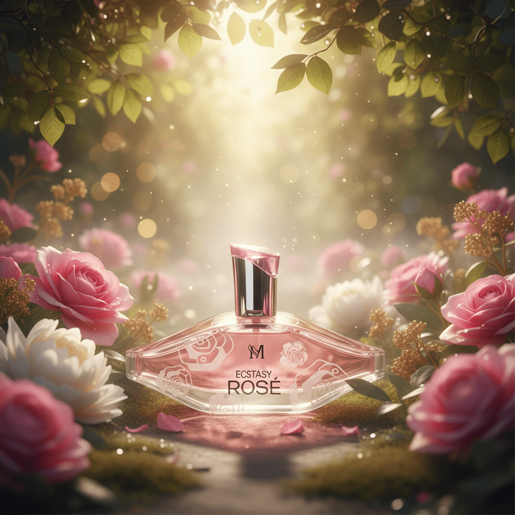 Eau De Parfum Ecstasy Rose Pour Femme 100ML - Perfume Floral Frutal Para Ocasiones Especiales