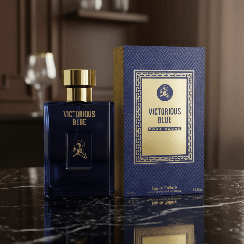 Eau De Toilette Victorious Blue Pour Homme 100ML - Perfume Masculino Elegante Para Uso Diario Y Nocturno