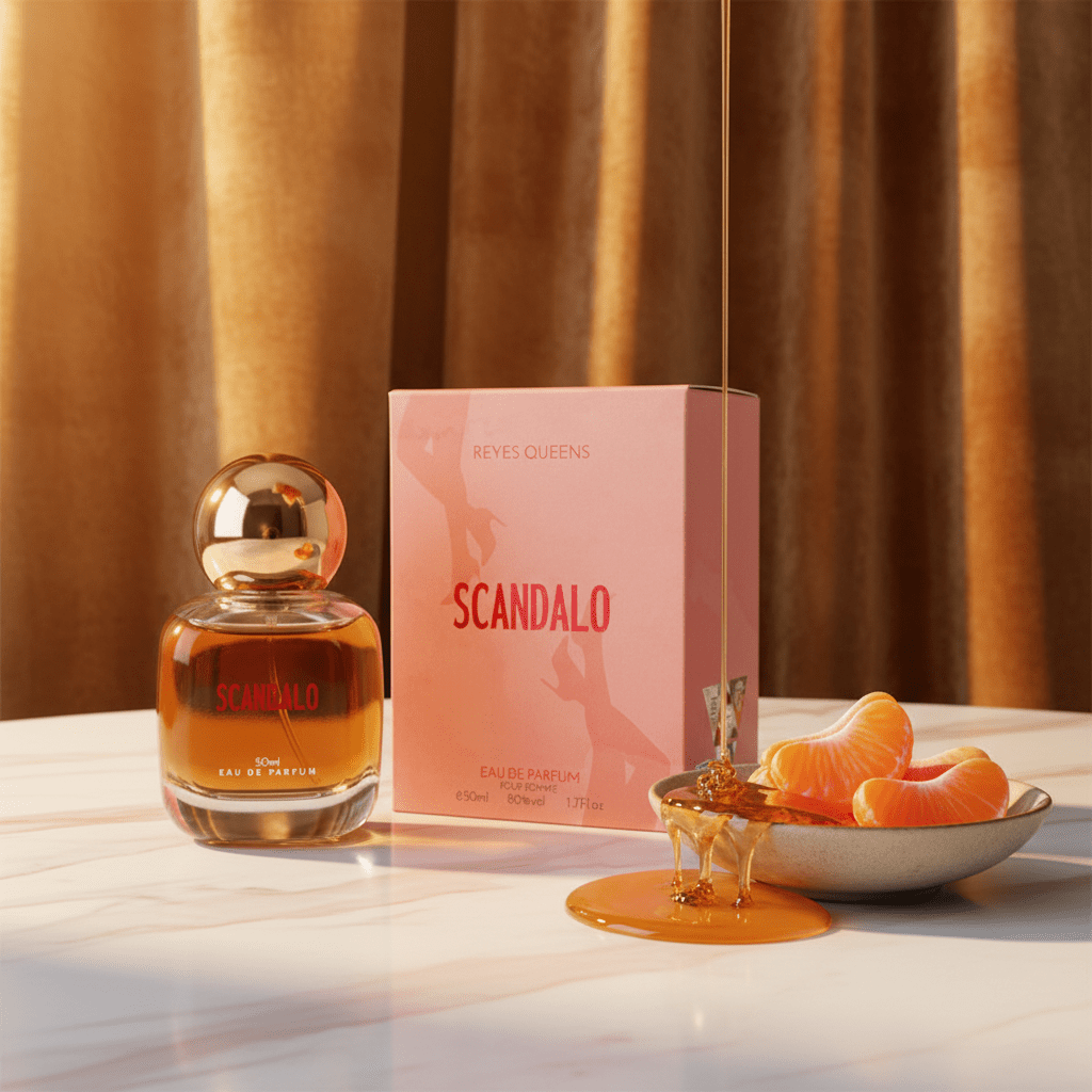 Perfume Mujer Estilo Scandal 50ml | Aroma Chipre Dulce con Notas de Miel, Naranja y Melocotón | Elegante, Sofisticado y de Larga Duración | Inspirado en Alta Perfumería