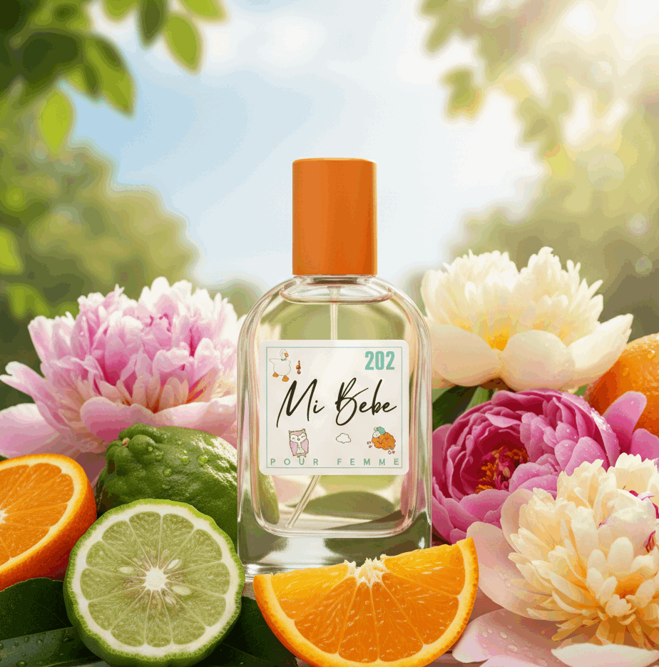 Eau De Toilette Mi Bebe 100ML - Perfume Floral Cítrico Para Uso Diario