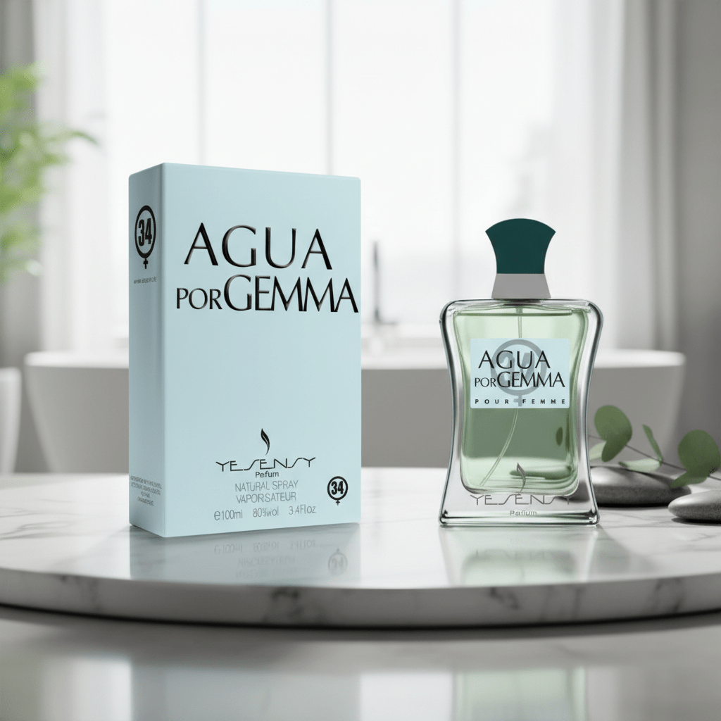Eau De Toilette Agua Por Gemma Pour Femme 100ML - Frescura Para El Día