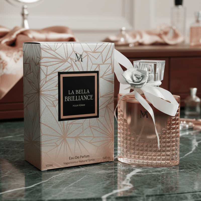 Eau De Parfum La Bella Brilliance 100ML - Fragancia Floral Frutal Para Mujeres