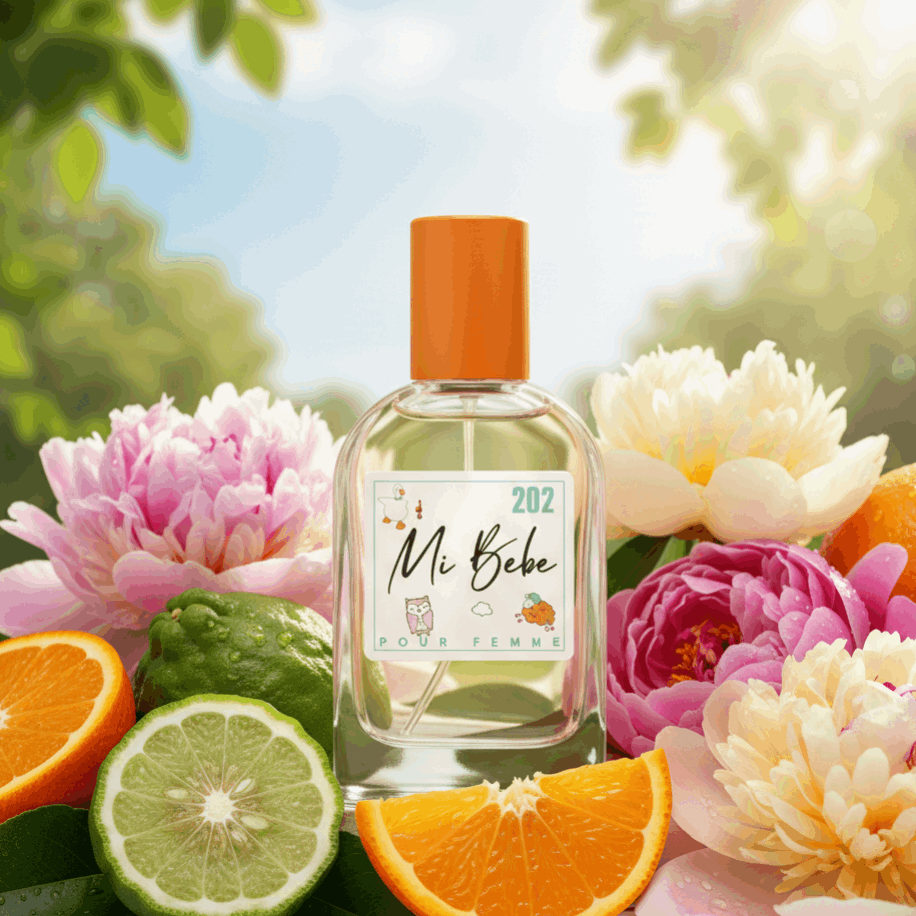 Eau De Toilette Mi Bebe 100ML - Perfume Floral Cítrico Para Uso Diario