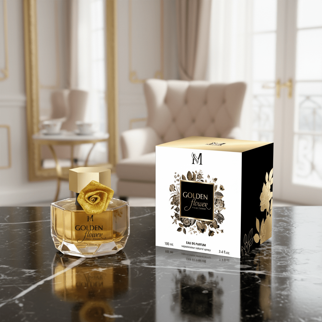 Eau De Parfum Golden Flower 100ML - Elegancia Para Eventos Y Citas