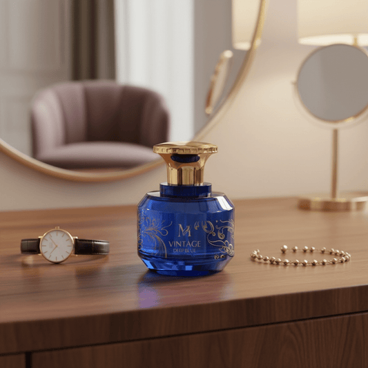 Perfume Eau De Parfum Vintage Deep Blue Pour Femme 100ml - Elegancia Diaria