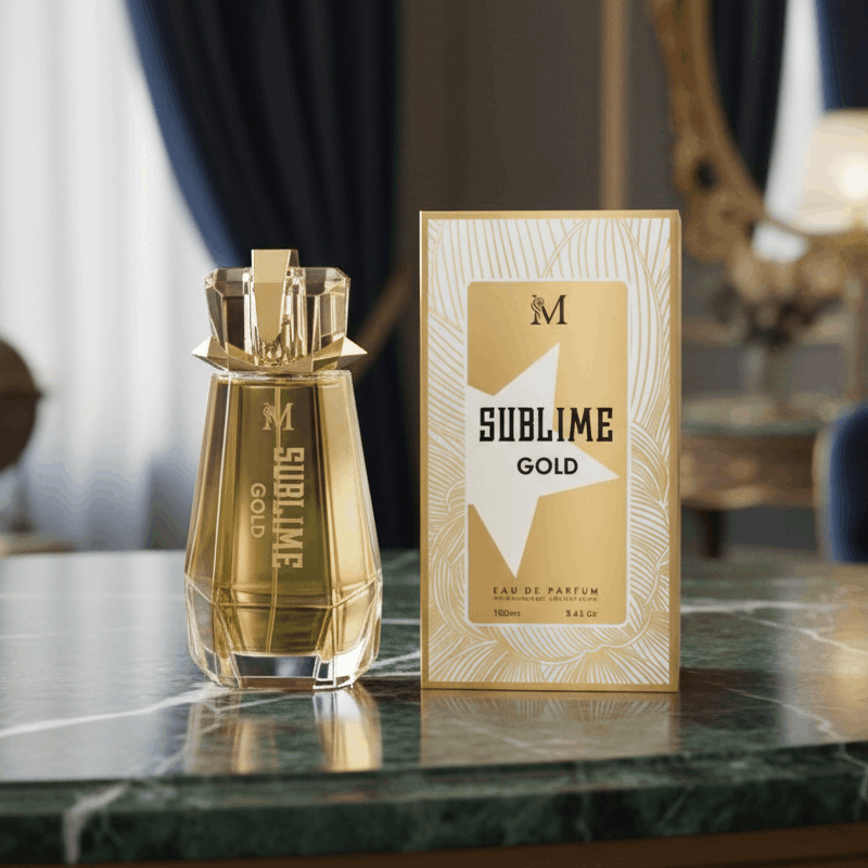 Eau De Parfum Sublime Gold Pour Femme 100ML | Ideal Para Citas Y Eventos | Fragancia Floral Amaderada