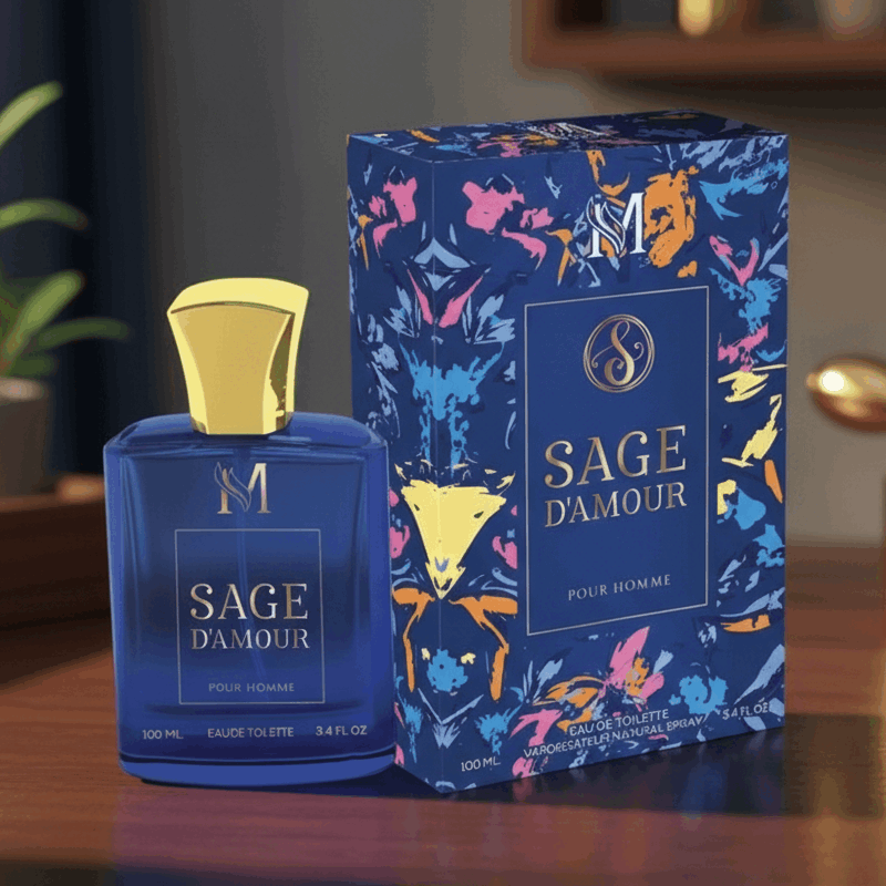 Eau De Parfum Sage D'aumor Pour Homme 100ML - Fragancia Amaderada Especiada Para Noche