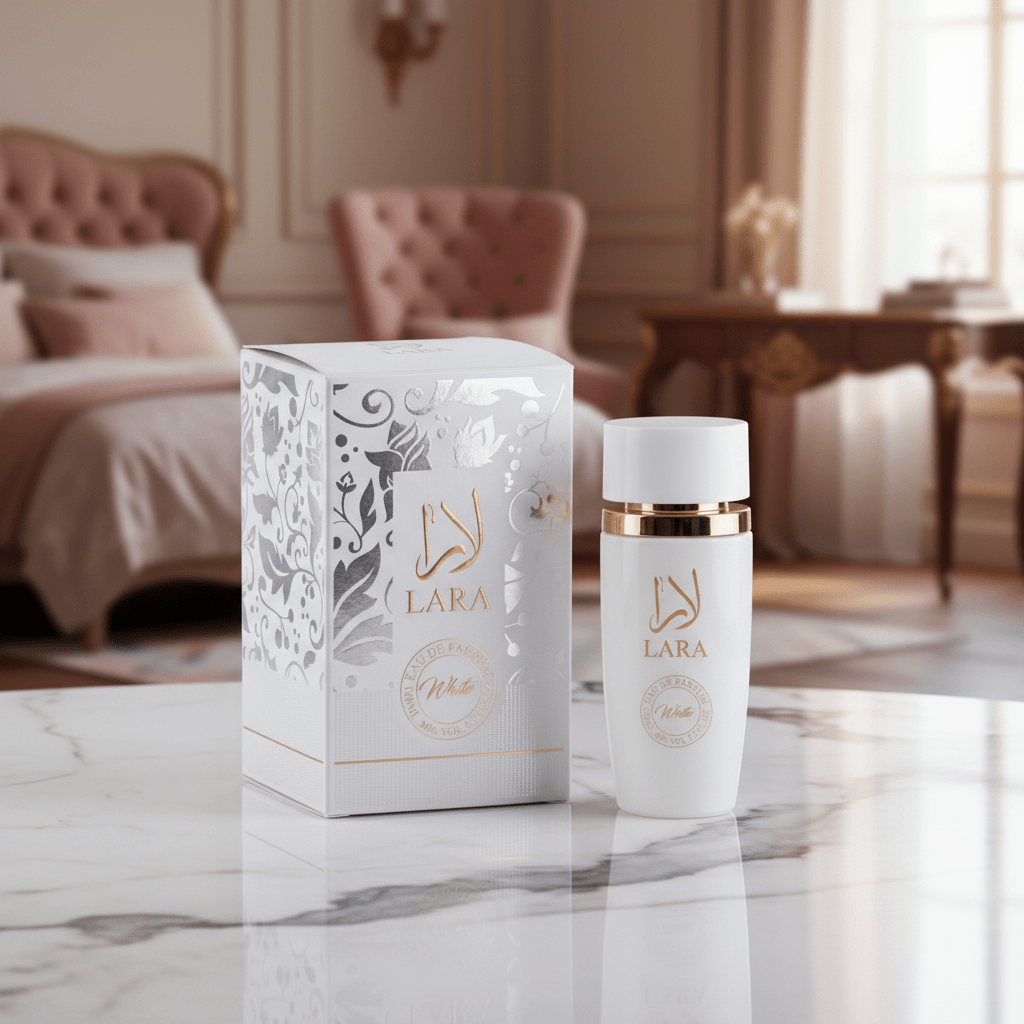 Eau De Parfum Lara White 100ML Para Citas Y Eventos Nocturnos - Fragancia Floral Amaderada