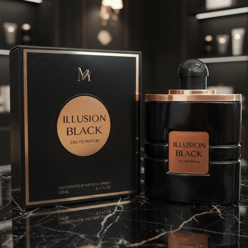 Eau De Parfum Illusion Black Pour Femme 100ML - Ideal Para Noches Especiales
