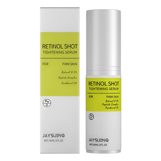 Sérum Facial Tensor con Retinol 0.1%, Péptidos y Pantenol 1% – Antiedad, Reafirmante, Reduce Arrugas y Mejora la Textura de la Piel – 30ml