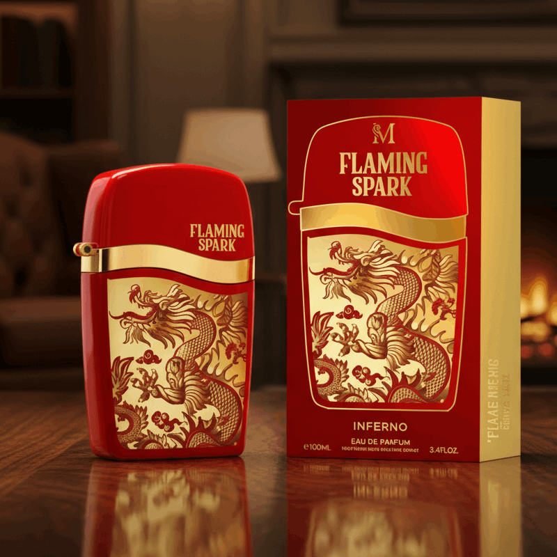 Eau De Parfum Fuego Vivo 100ML - Fragancia Oriental Amaderada Para Noches Especiales