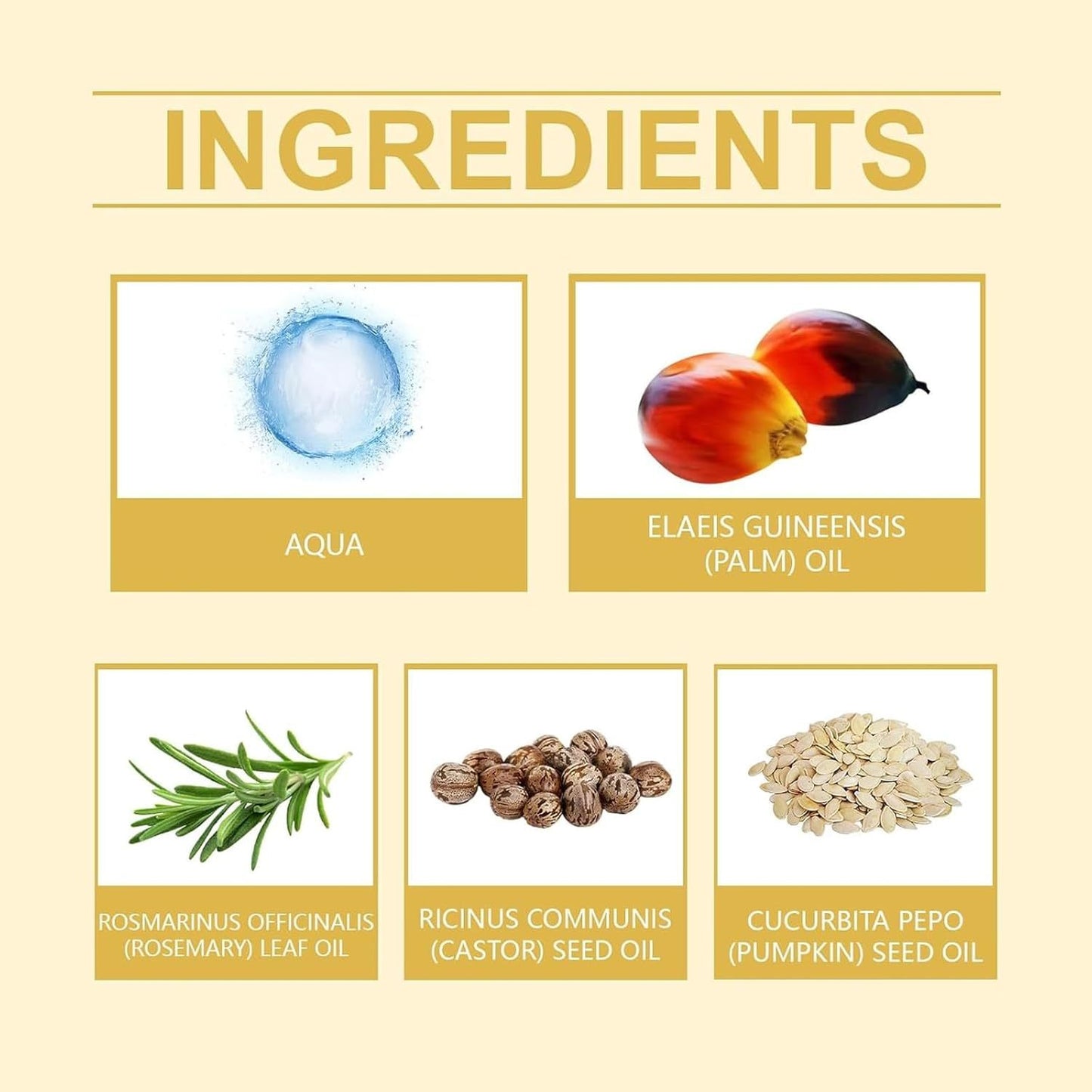 Aceite de batana para el crecimiento del cabello, fórmula líquida 4 en 1, aceite de semillas de romero, ricino y calabaza, fortalece, nutre el cabello dañado, regeneración natural del cabello para adelgazar el cabello