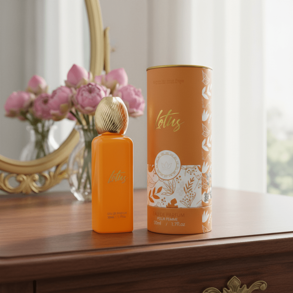Eau De Parfum Lotus Pour Femme 50ML - Fragancia Floral Frutal Para Citas Y Eventos