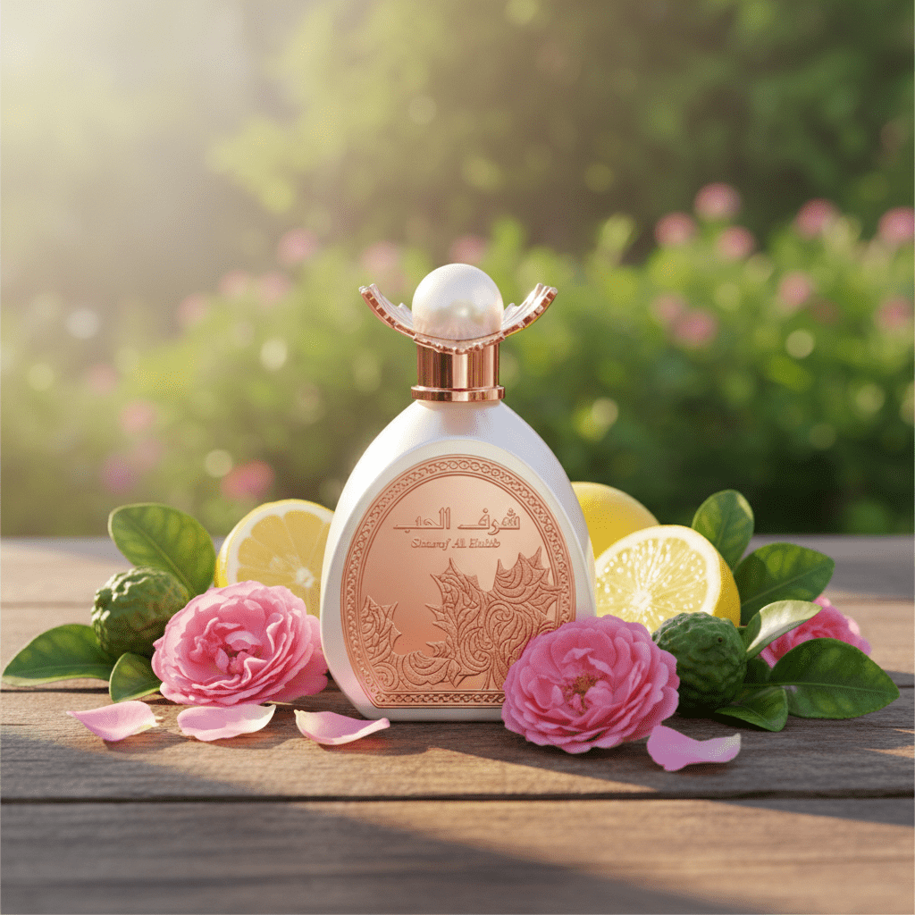 Eau De Parfum Sharaf Al Hubb 100ML - Elegancia Floral Amaderada Para El Día
