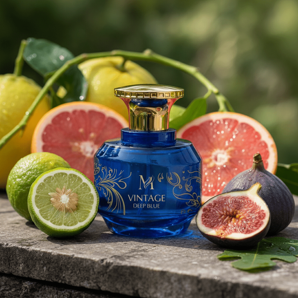 Perfume Eau De Parfum Vintage Deep Blue Pour Femme 100ml - Elegancia Diaria