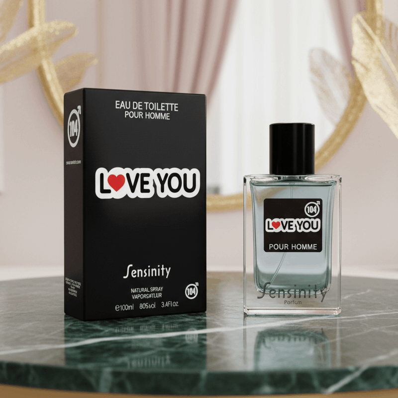 Eau De Toilette Love You Pour Homme 100ML - Perfume Fresco Para El Día A Día