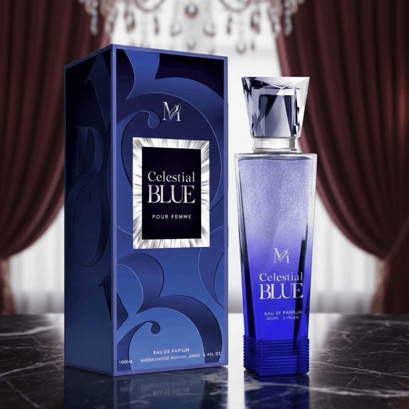 Eau De Parfum Celestial Blue Pour Femme 100ML - Perfume Seductor Para Ocasiones Especiales