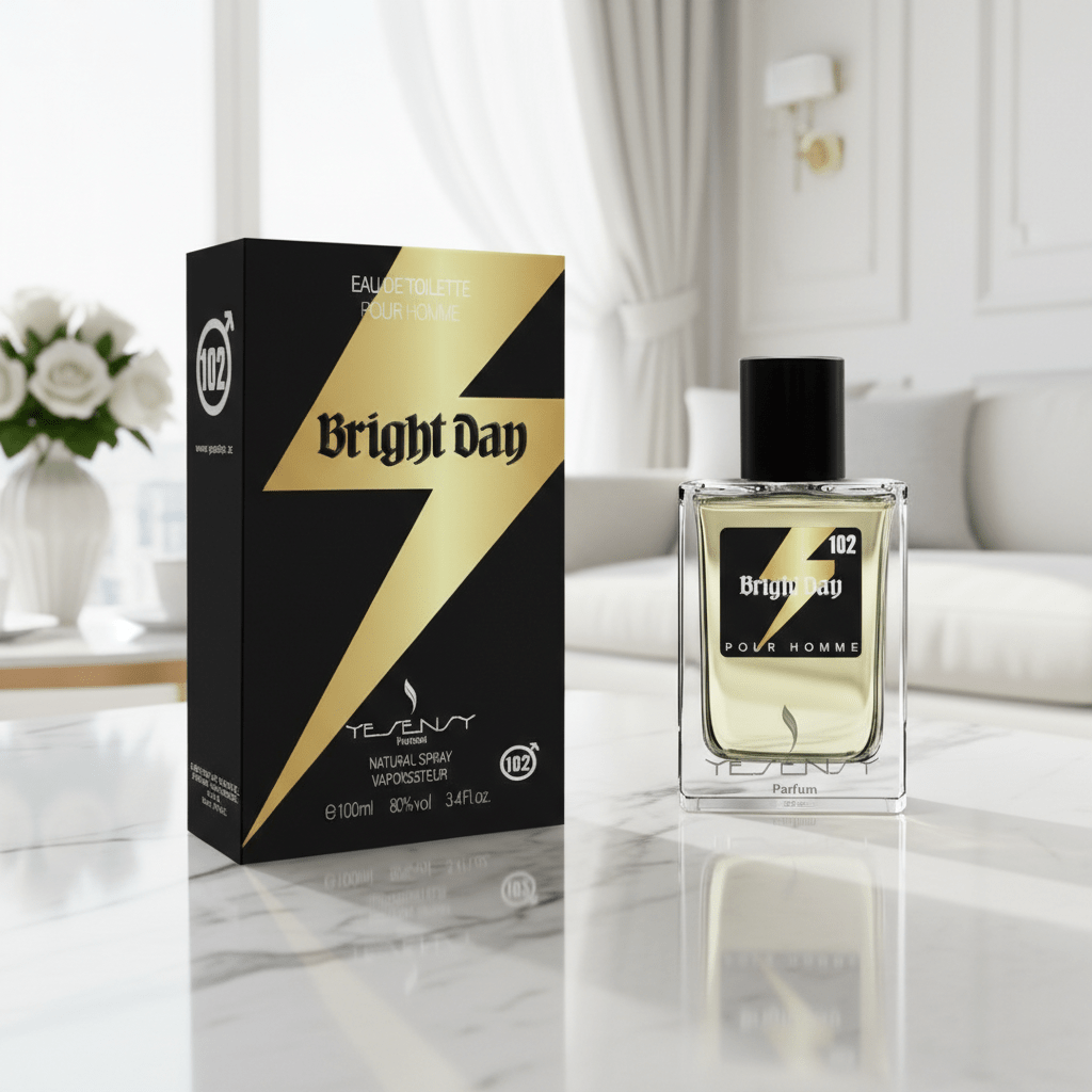 Eau De Parfum Bright Day Pour Homme 100ML - Fragancia Citrica Refrescante Para El Día