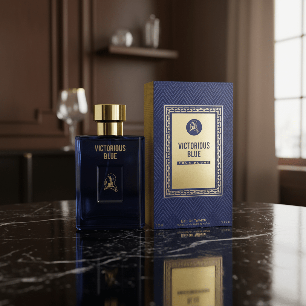 Eau De Toilette Victorious Blue Pour Homme 100ML - Perfume Masculino Elegante Para Uso Diario Y Nocturno