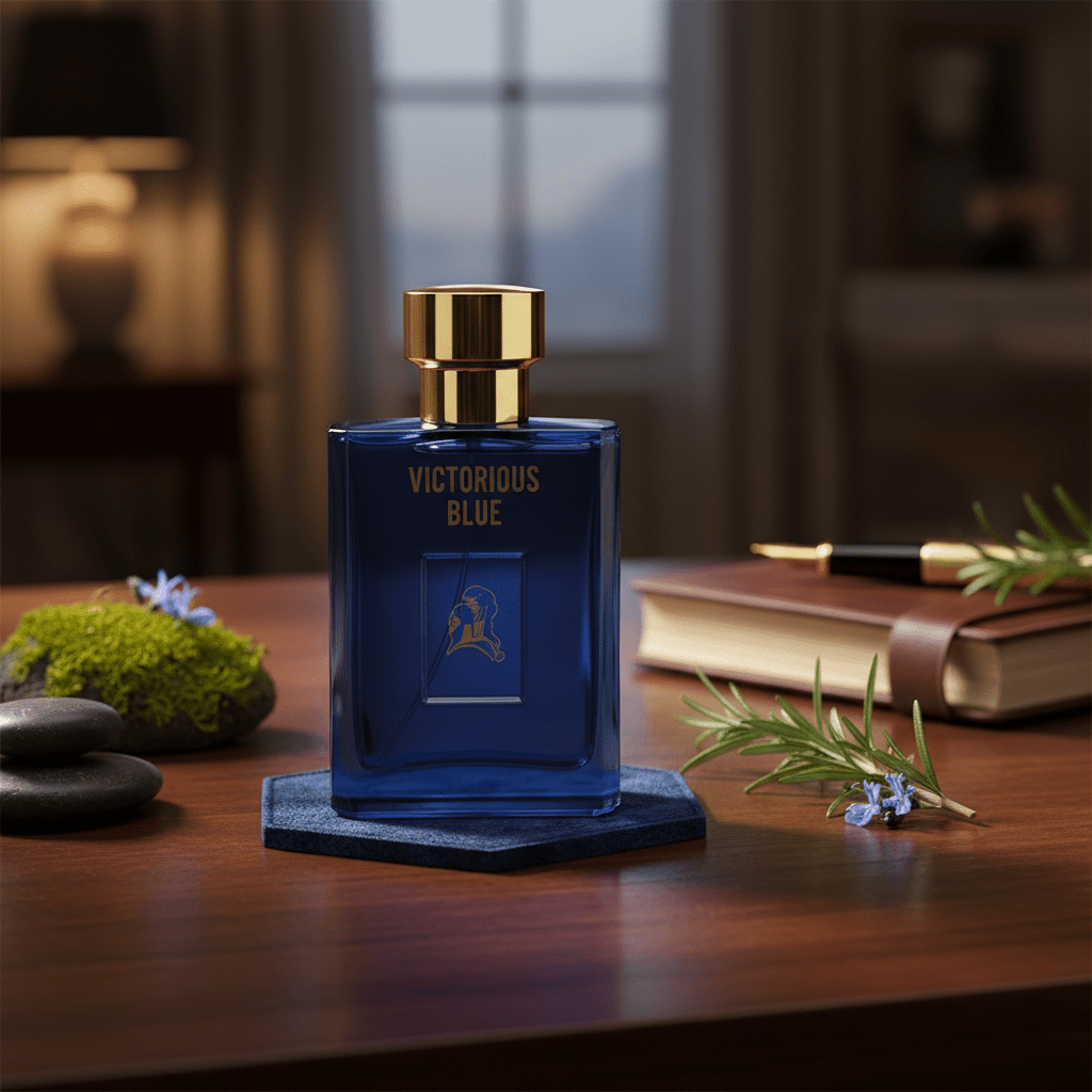 Eau De Toilette Victorious Blue Pour Homme 100ML - Perfume Masculino Elegante Para Uso Diario Y Nocturno