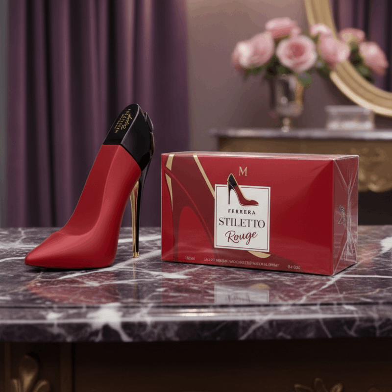 Eau De Parfum Stiletto Rouge Pour Femme 100ML - Perfume Elegante Para Noches Especiales