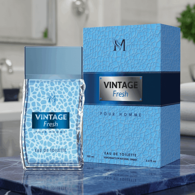 Eau De Toilette Vintage Fresh Pour Homme 100ml - Fragancia Cítrica Para El Día