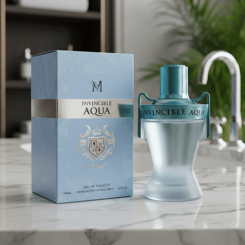 Eau De Toilette Invincible Aqua Pour Homme 100ml - Frescura Y Energía Diaria